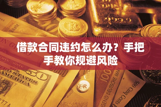 济南借款合同违约怎么办？手把手教你规避风险