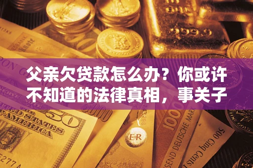 济南父亲欠贷款怎么办？你或许不知道的法律真相，事关子女未来