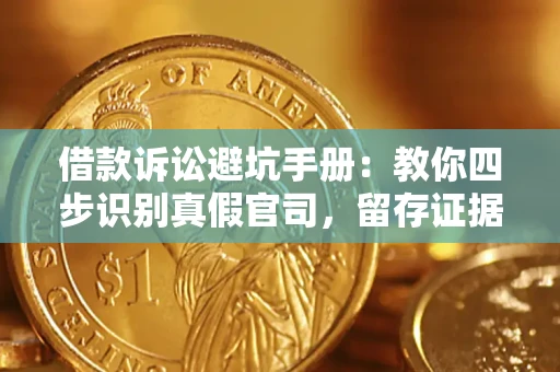 济南借款诉讼避坑手册：教你四步识别真假官司，留存证据不踩雷