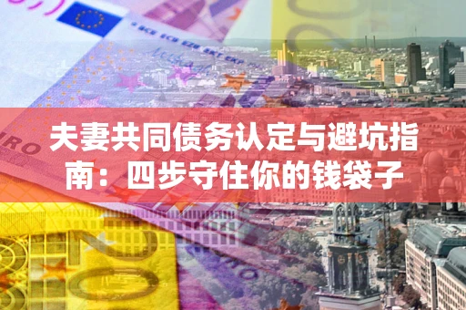 济南夫妻共同债务认定与避坑指南：四步守住你的钱袋子