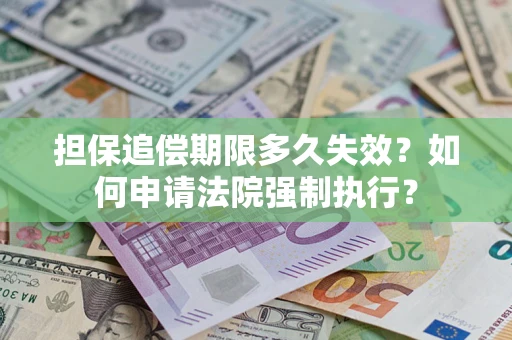 济南担保追偿期限多久失效？如何申请法院强制执行？