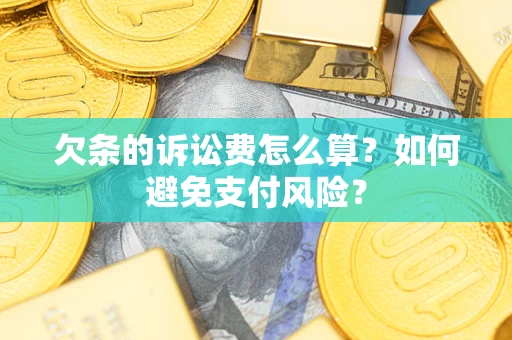 济南欠条的诉讼费怎么算？如何避免支付风险？