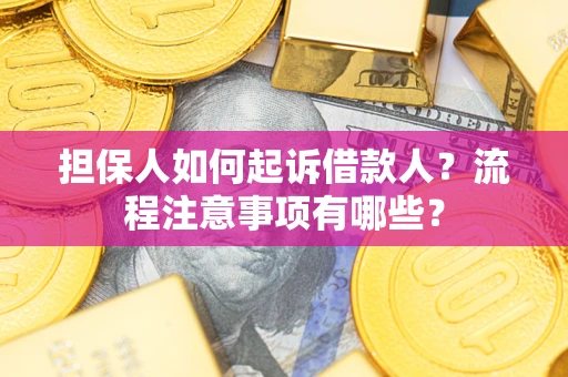 济南担保人如何起诉借款人？流程注意事项有哪些？